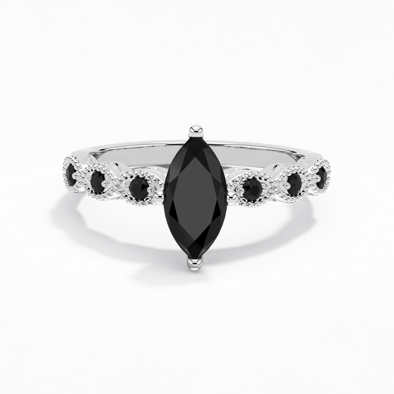 925 Sterling Silver Cubic Zirconia Engagement Ring