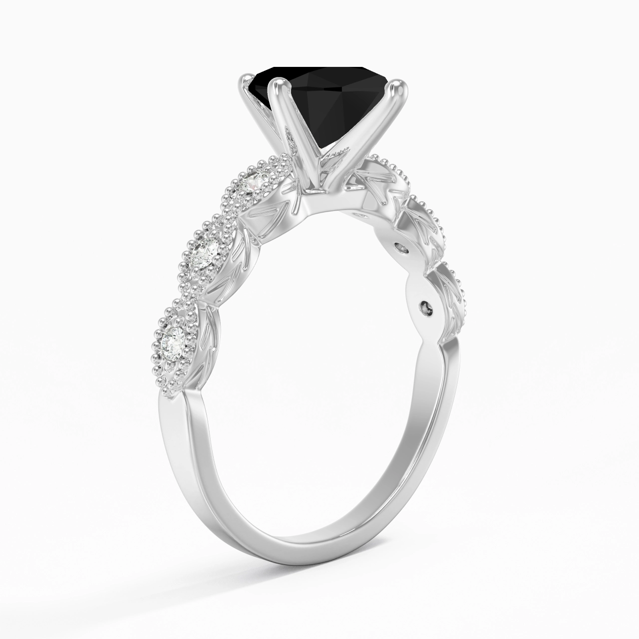 925 Sterling Silver Cubic Zirconia Engagement Ring