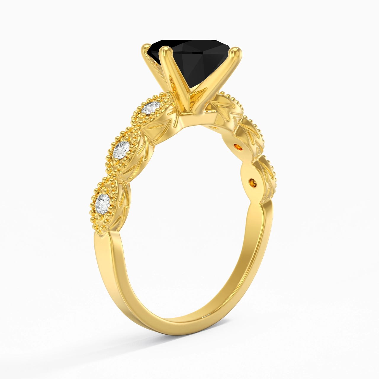 925 Sterling Silver Cubic Zirconia Engagement Ring