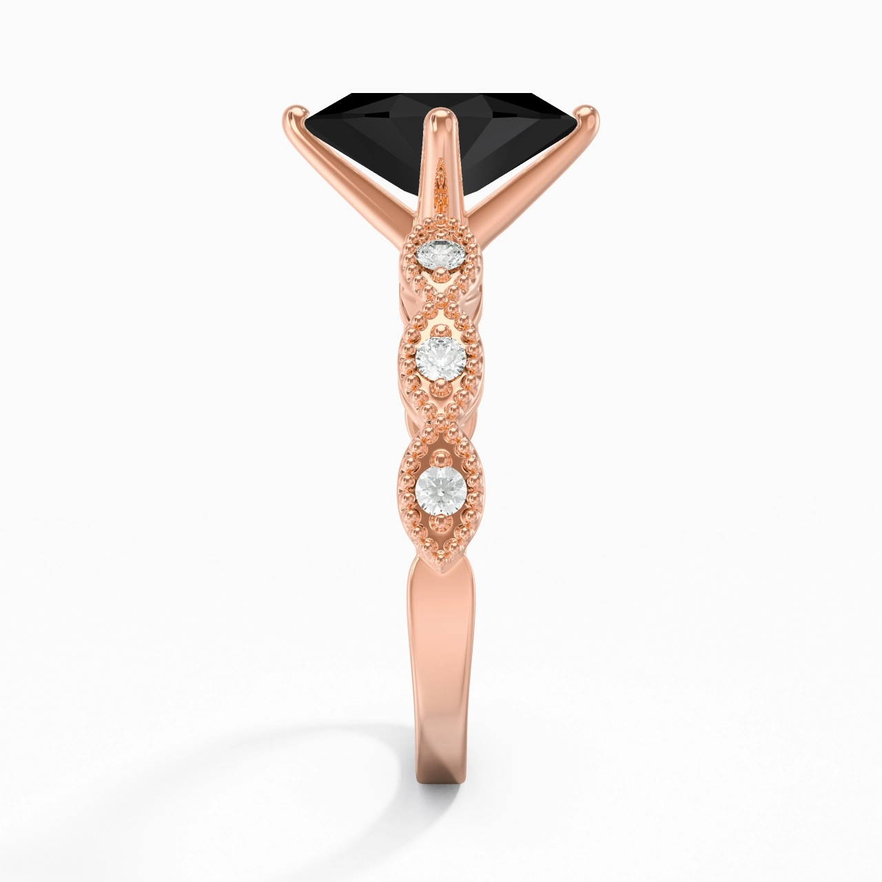 925 Sterling Silver Cubic Zirconia Engagement Ring