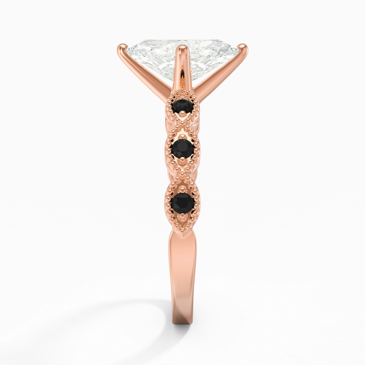 925 Sterling Silver Cubic Zirconia Engagement Ring