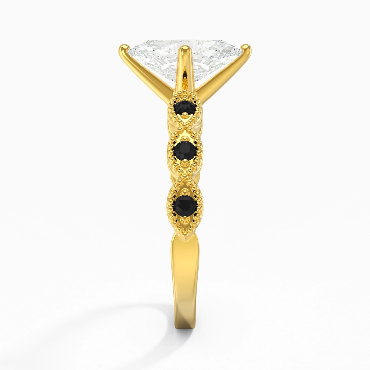 925 Sterling Silver Cubic Zirconia Engagement Ring