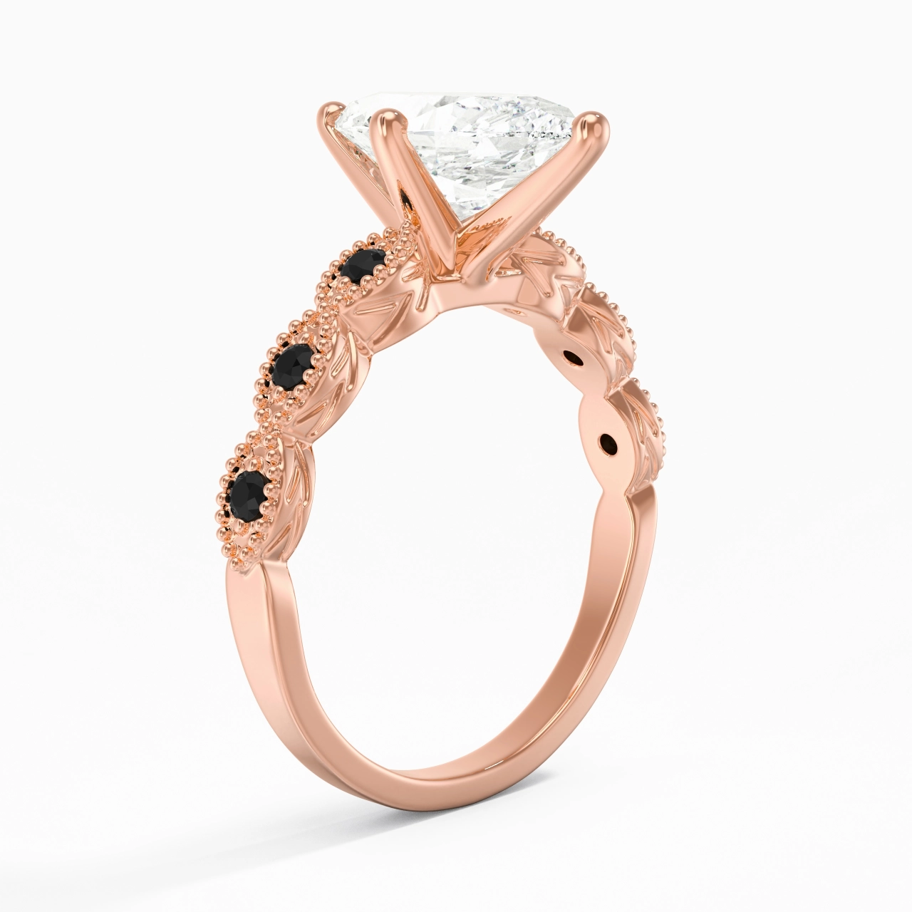 925 Sterling Silver Cubic Zirconia Engagement Ring