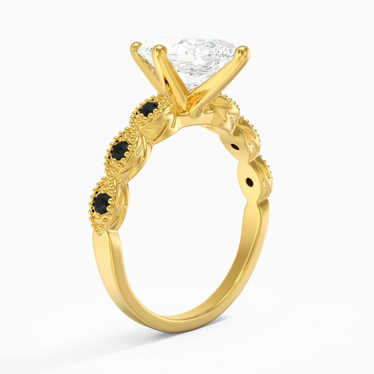 925 Sterling Silver Cubic Zirconia Engagement Ring