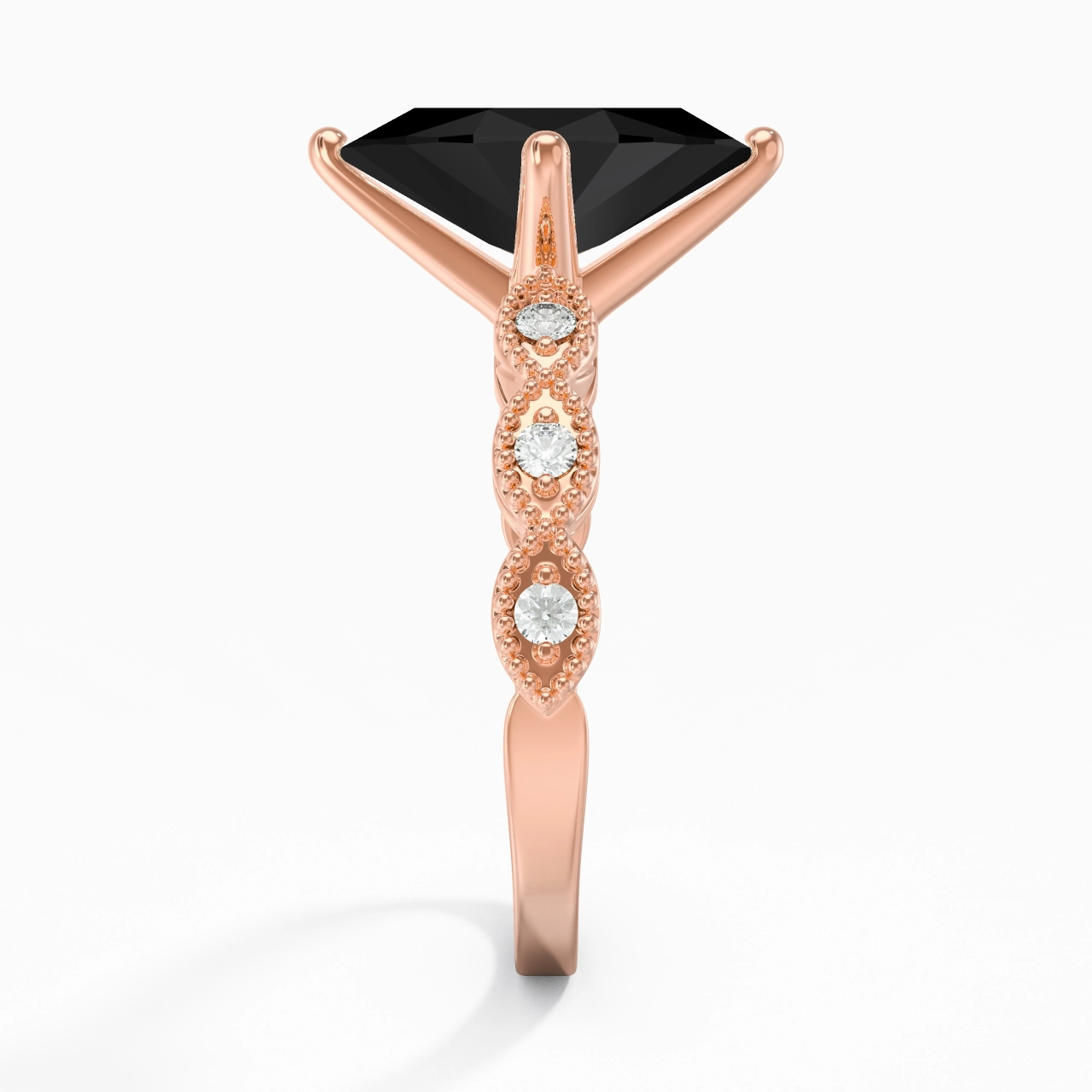 925 Sterling Silver Cubic Zirconia Engagement Ring