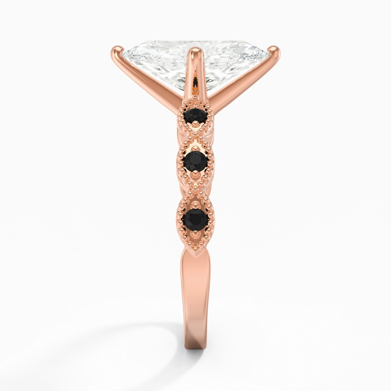 925 Sterling Silver Cubic Zirconia Engagement Ring