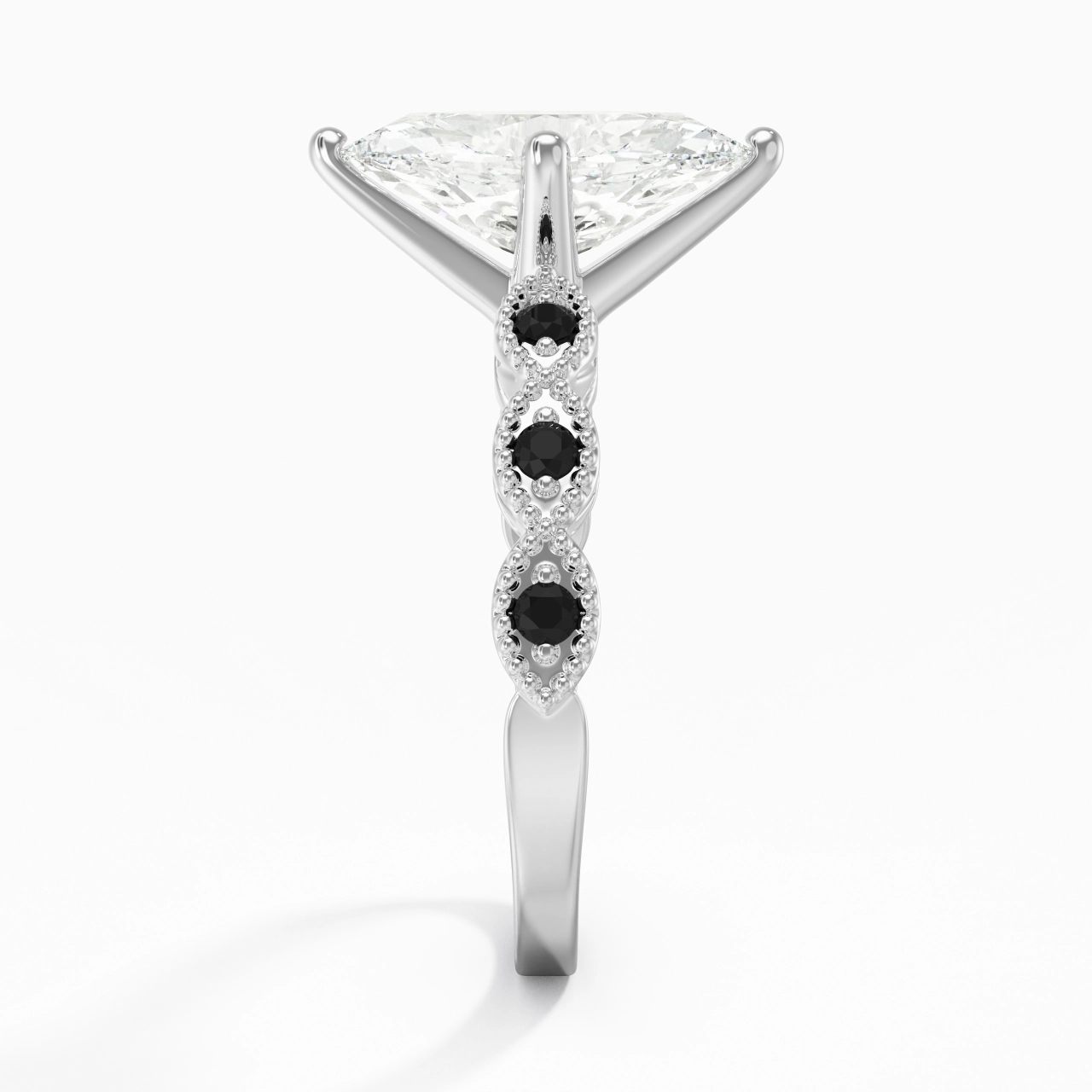 925 Sterling Silver Cubic Zirconia Engagement Ring