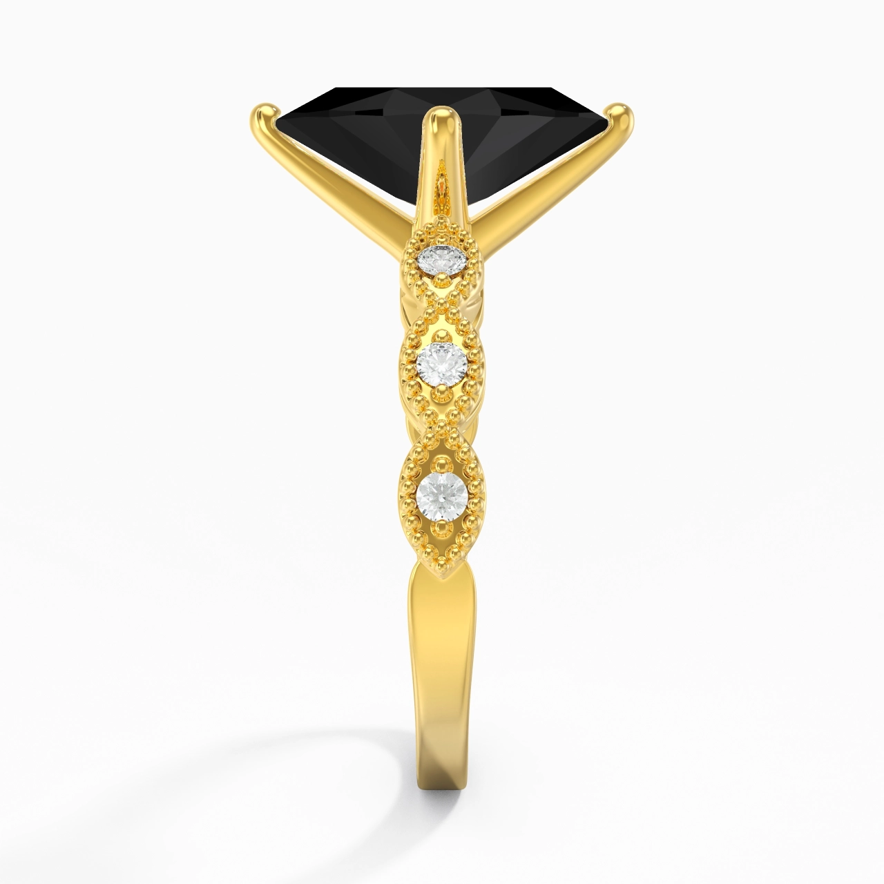 925 Sterling Silver Cubic Zirconia Engagement Ring