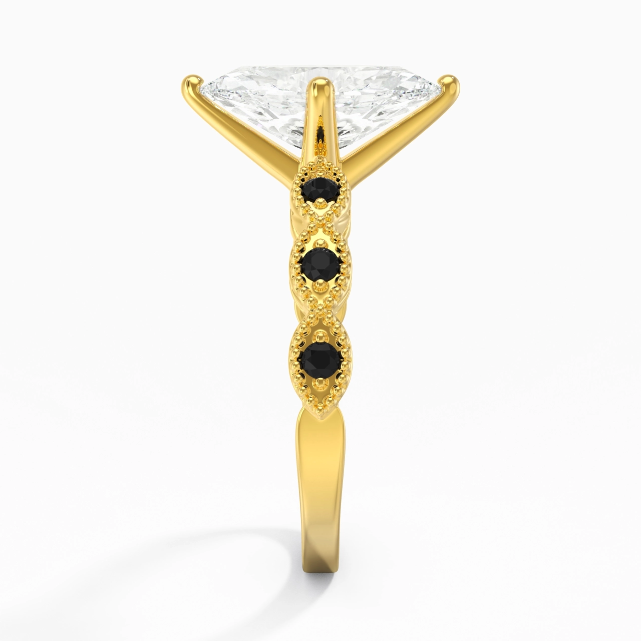 925 Sterling Silver Cubic Zirconia Engagement Ring