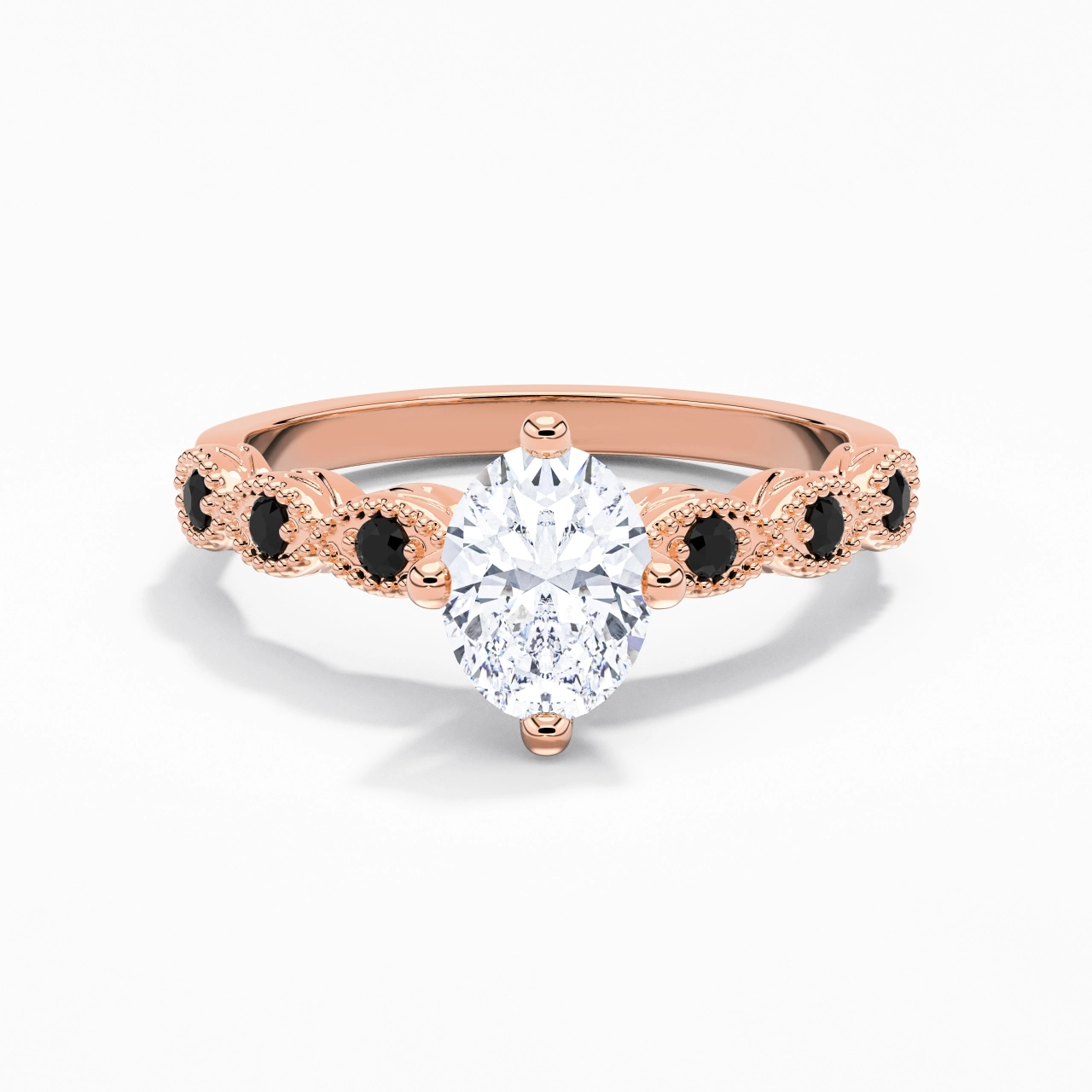 925 Sterling Silver Cubic Zirconia Engagement Ring