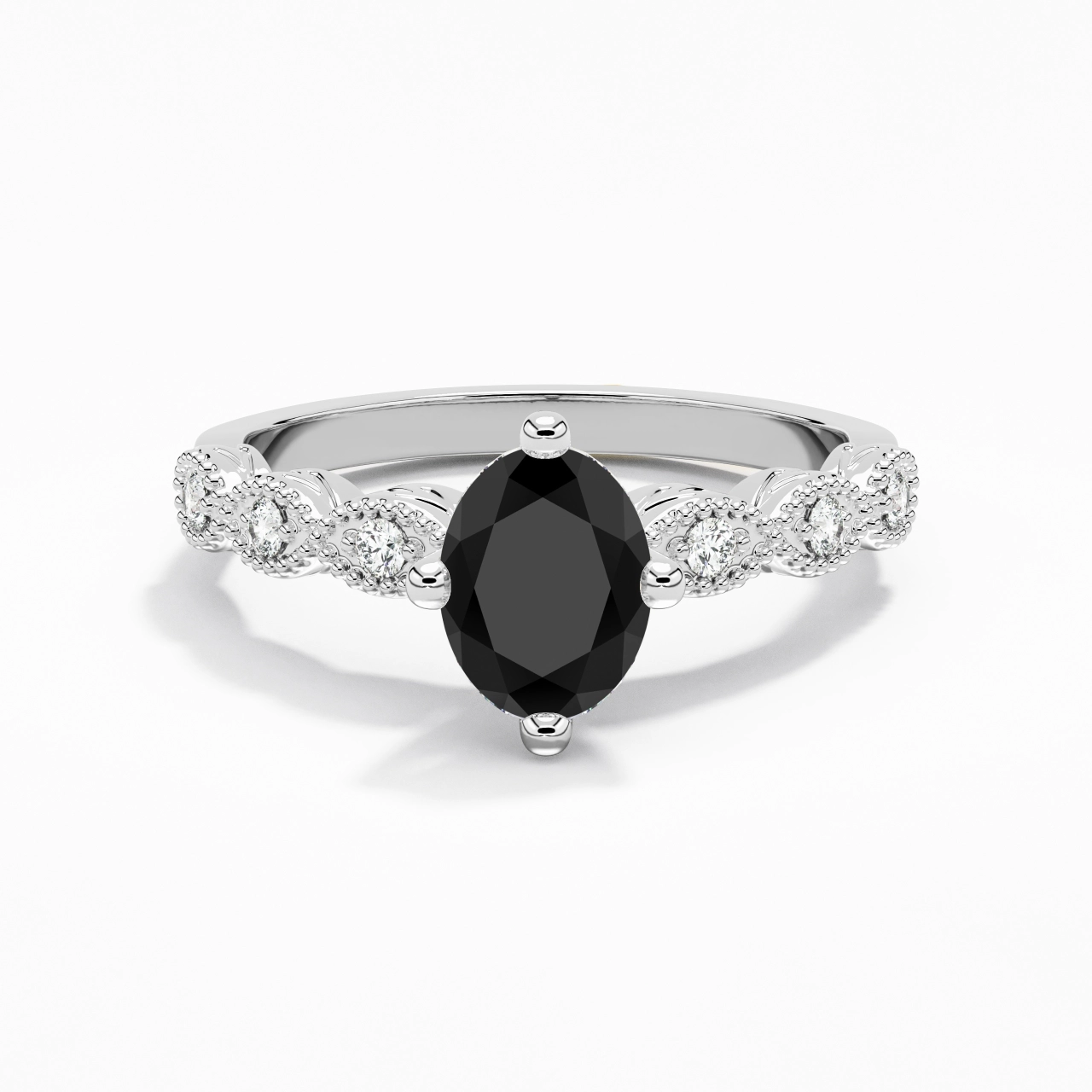 925 Sterling Silver Cubic Zirconia Engagement Ring