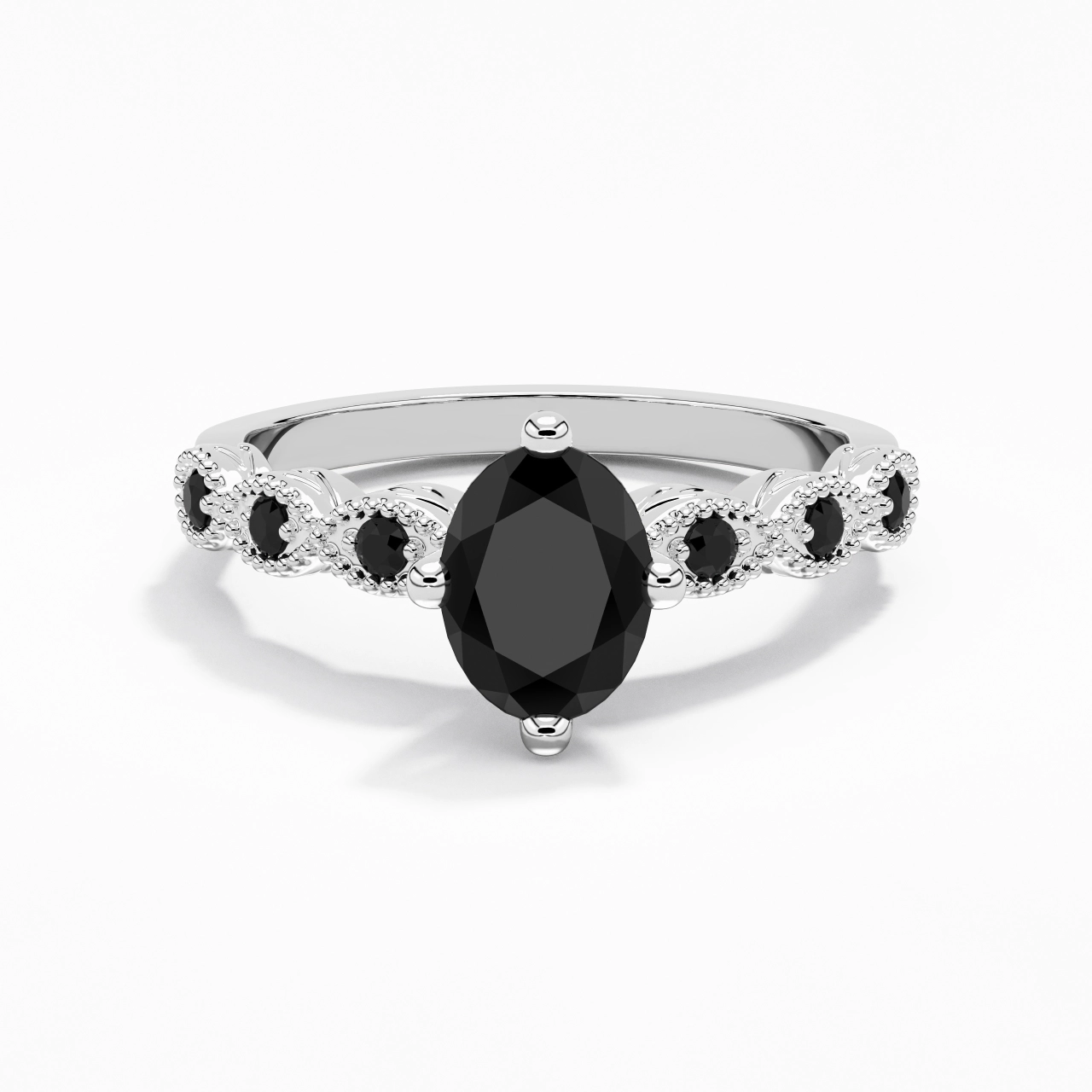 925 Sterling Silver Cubic Zirconia Engagement Ring