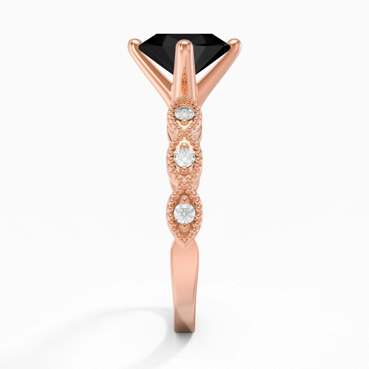 925 Sterling Silver Cubic Zirconia Engagement Ring