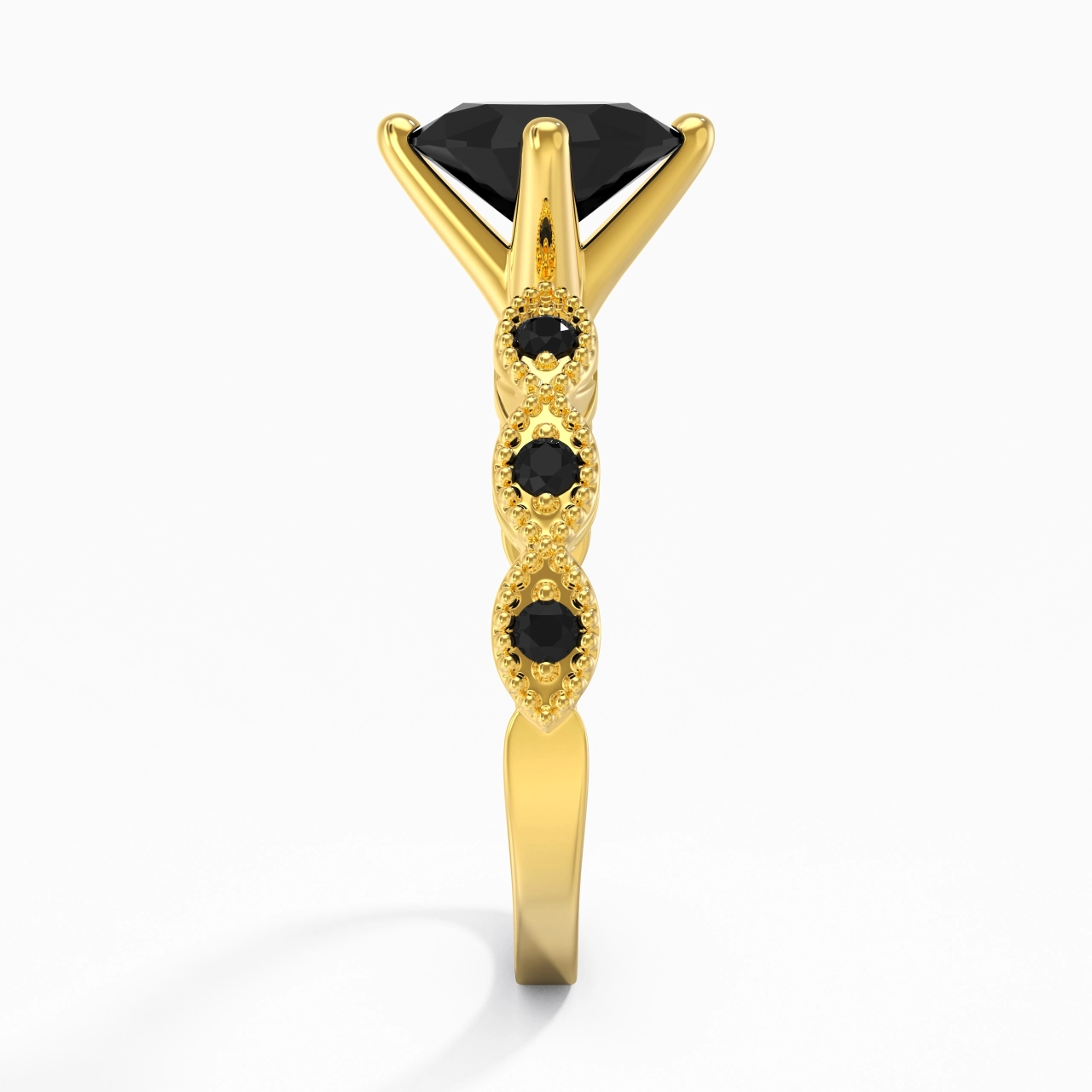 925 Sterling Silver Cubic Zirconia Engagement Ring