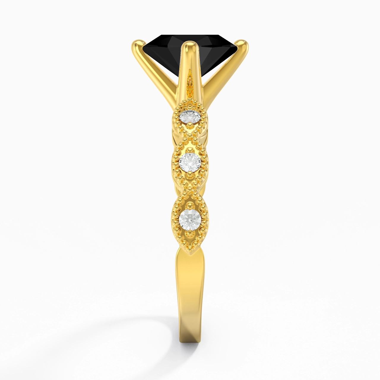 925 Sterling Silver Cubic Zirconia Engagement Ring