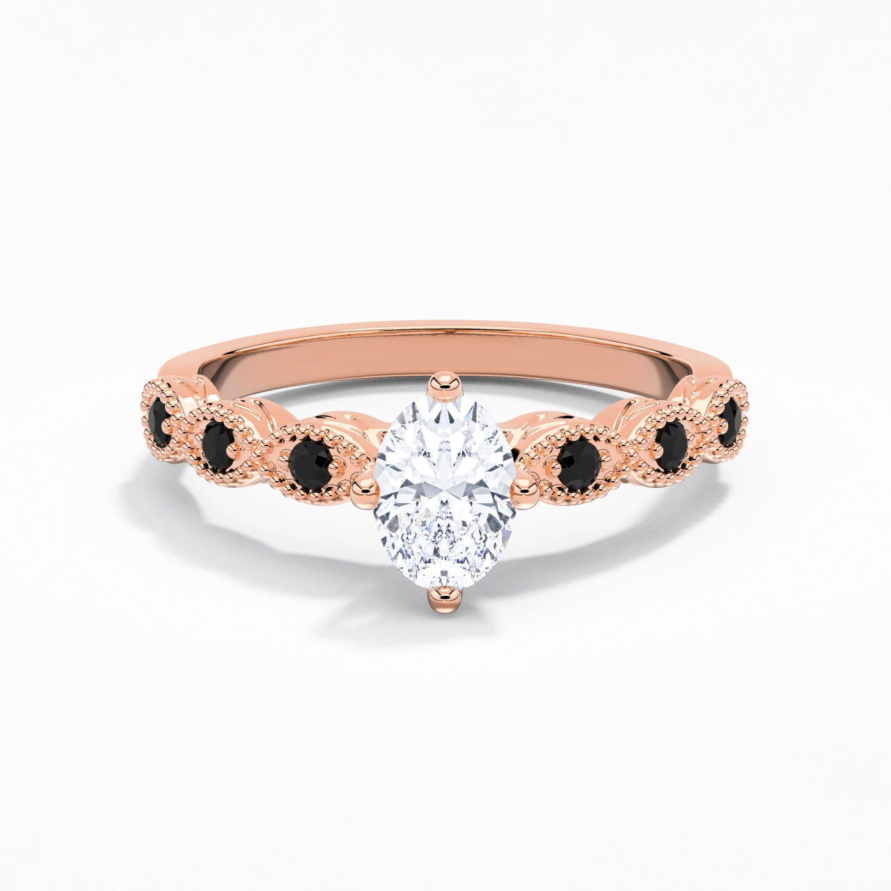 925 Sterling Silver Cubic Zirconia Engagement Ring