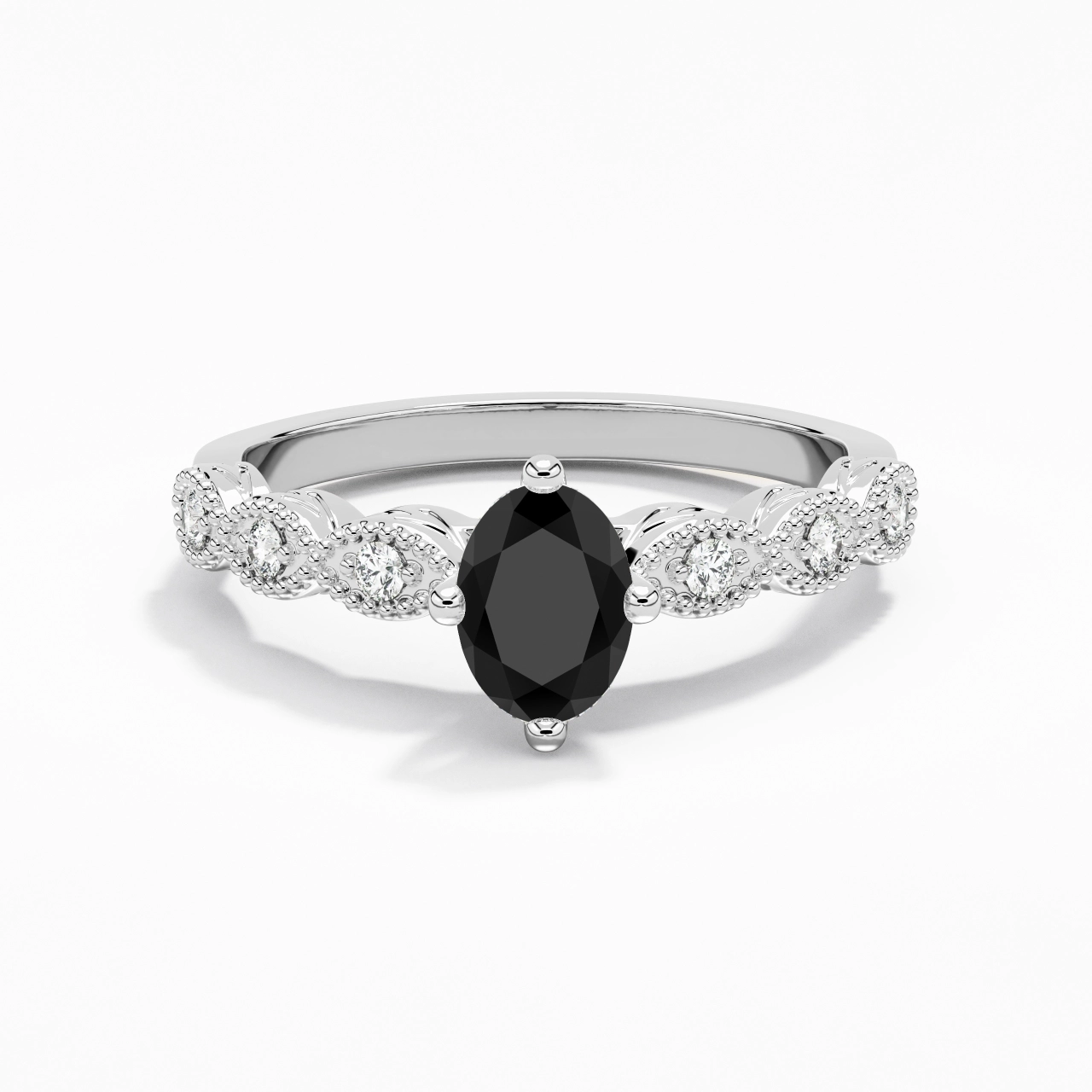 925 Sterling Silver Cubic Zirconia Engagement Ring