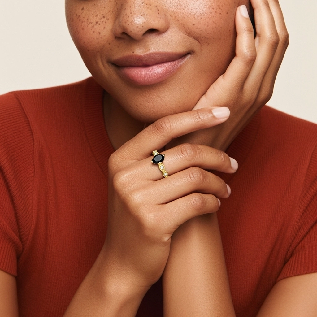 925 Sterling Silver Cubic Zirconia Engagement Ring