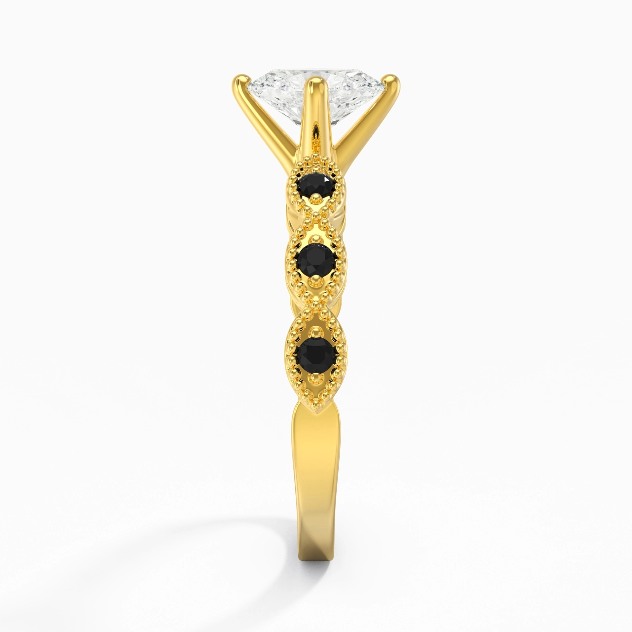 925 Sterling Silver Cubic Zirconia Engagement Ring