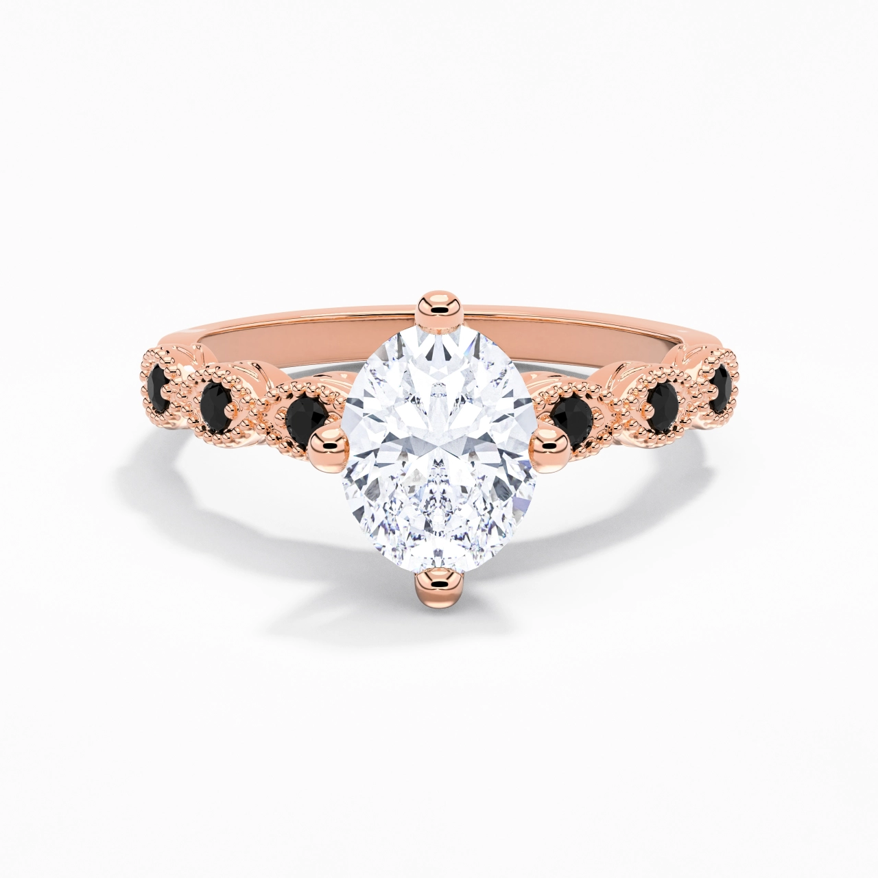 925 Sterling Silver Cubic Zirconia Engagement Ring