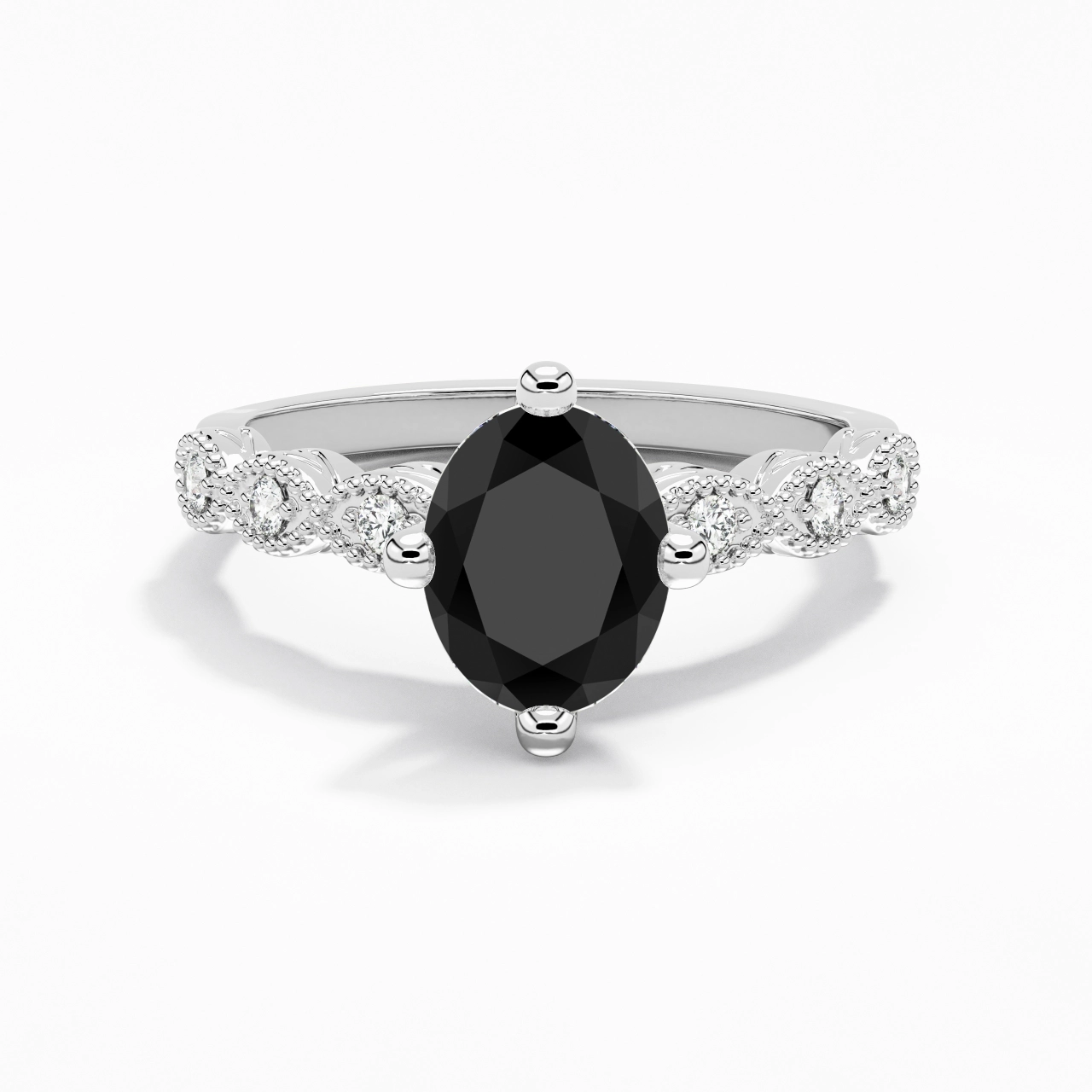 925 Sterling Silver Cubic Zirconia Engagement Ring