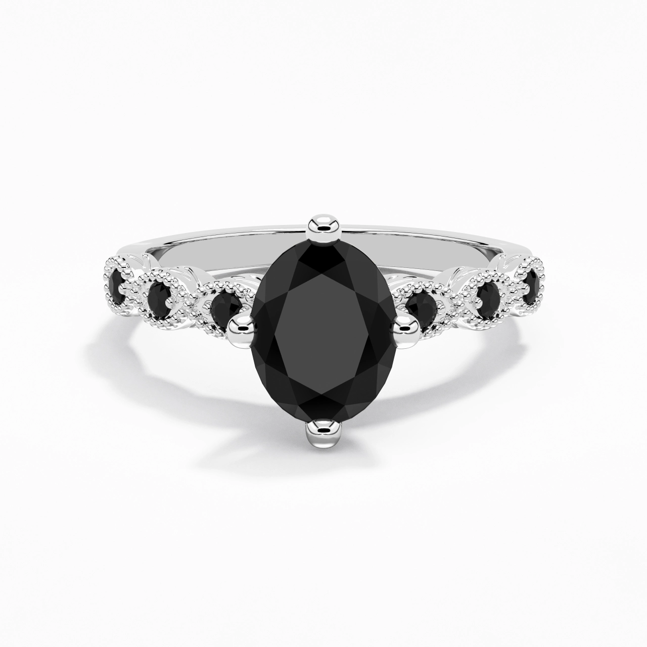 925 Sterling Silver Cubic Zirconia Engagement Ring