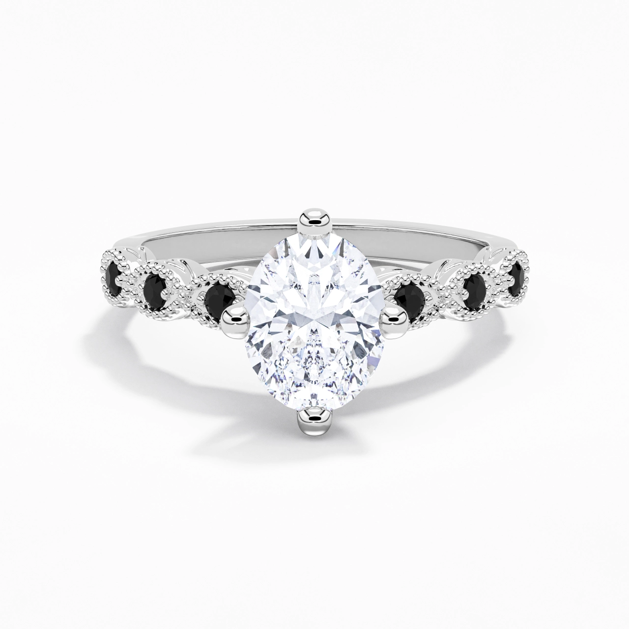 925 Sterling Silver Cubic Zirconia Engagement Ring