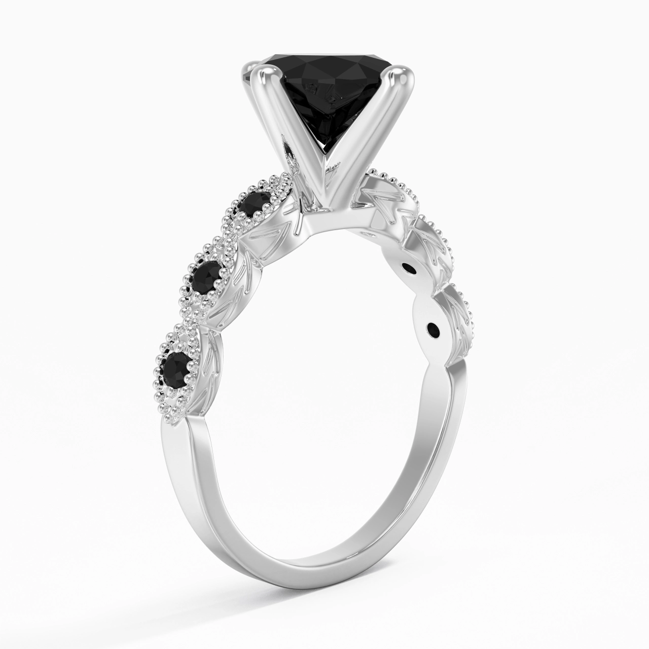 925 Sterling Silver Cubic Zirconia Engagement Ring