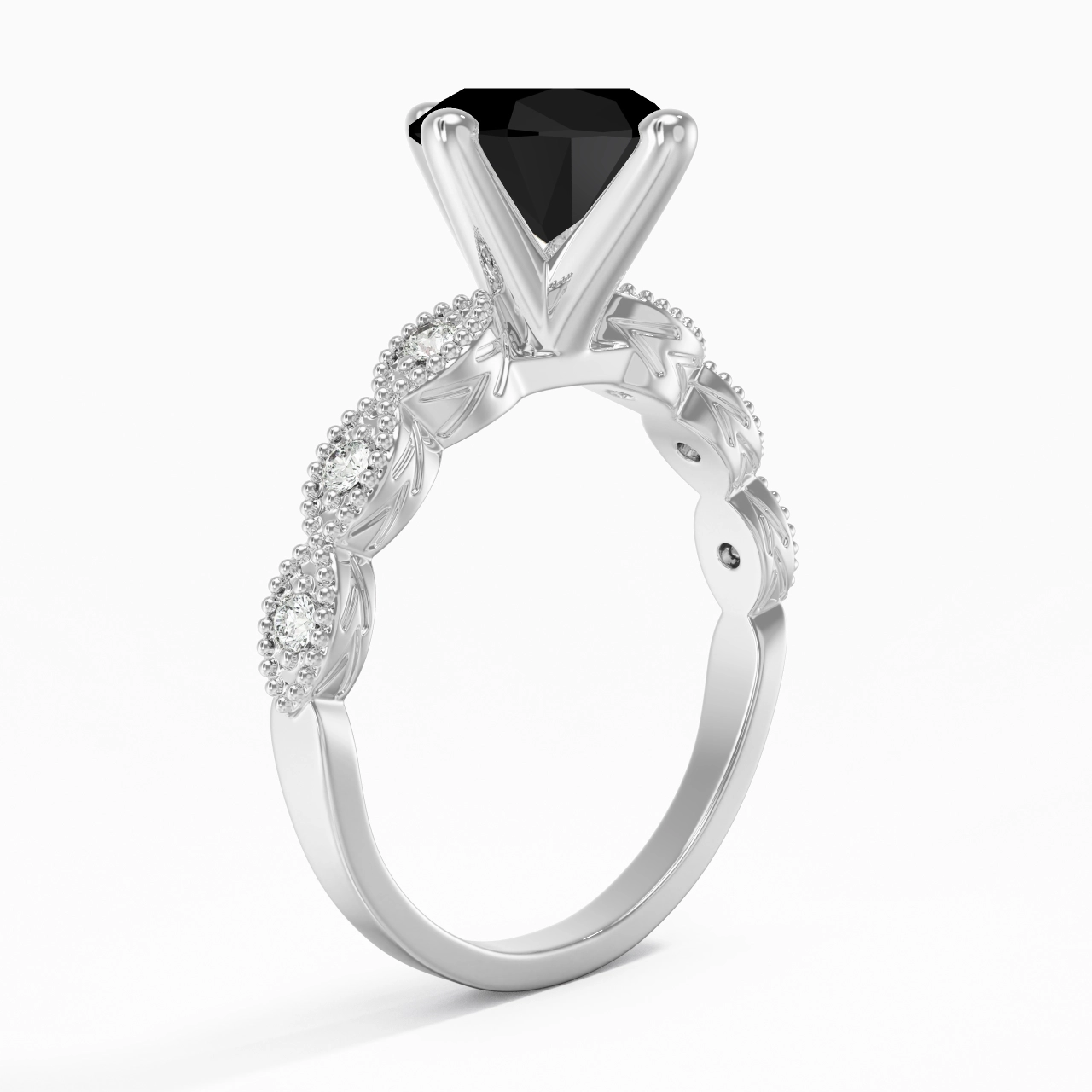925 Sterling Silver Cubic Zirconia Engagement Ring