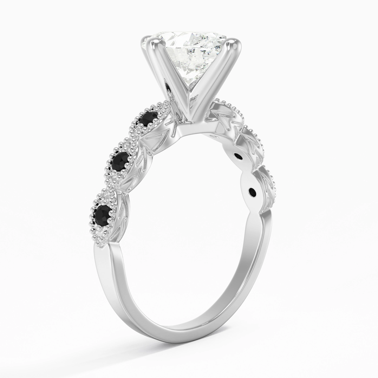 925 Sterling Silver Cubic Zirconia Engagement Ring