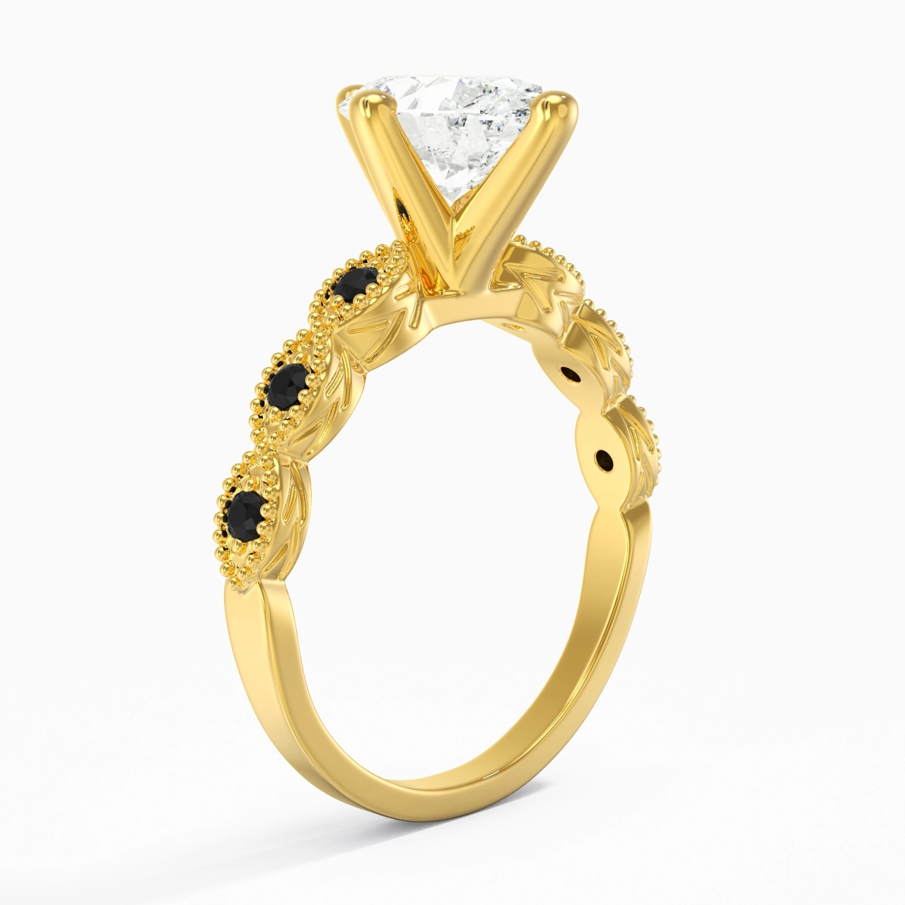 925 Sterling Silver Cubic Zirconia Engagement Ring