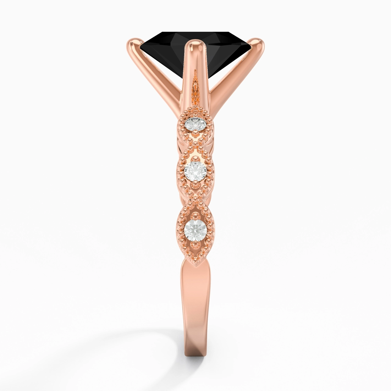 925 Sterling Silver Cubic Zirconia Engagement Ring