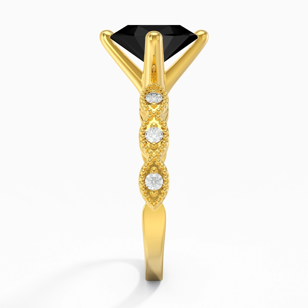 925 Sterling Silver Cubic Zirconia Engagement Ring