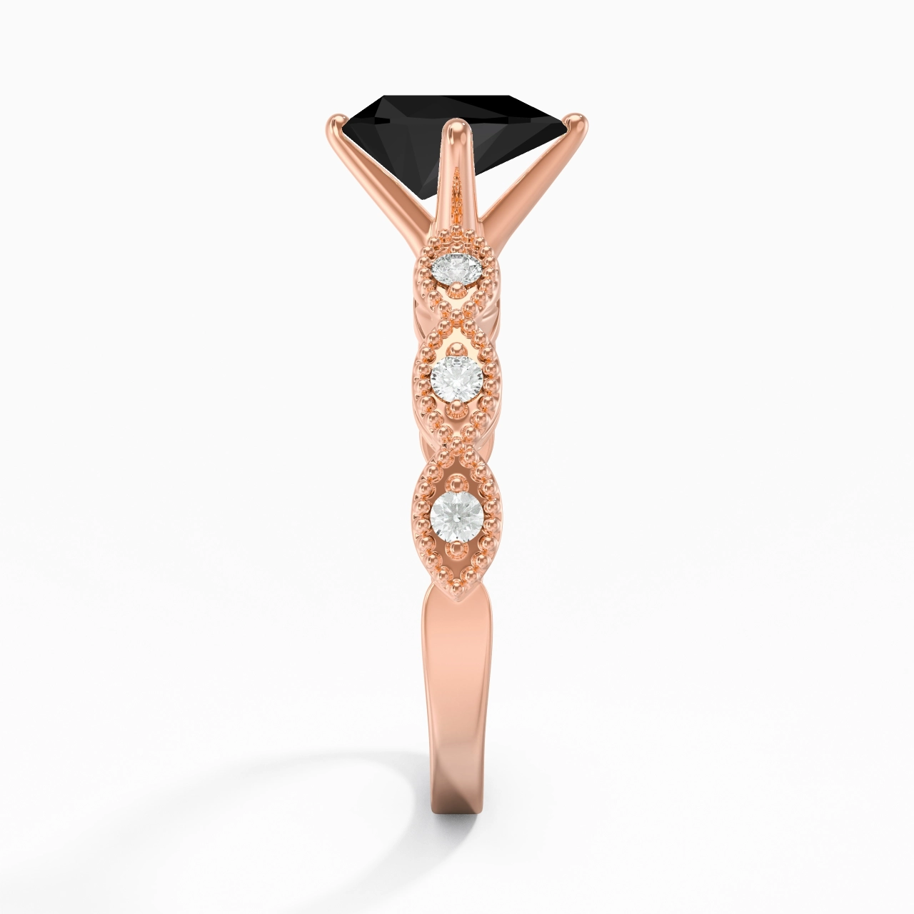 925 Sterling Silver Cubic Zirconia Engagement Ring