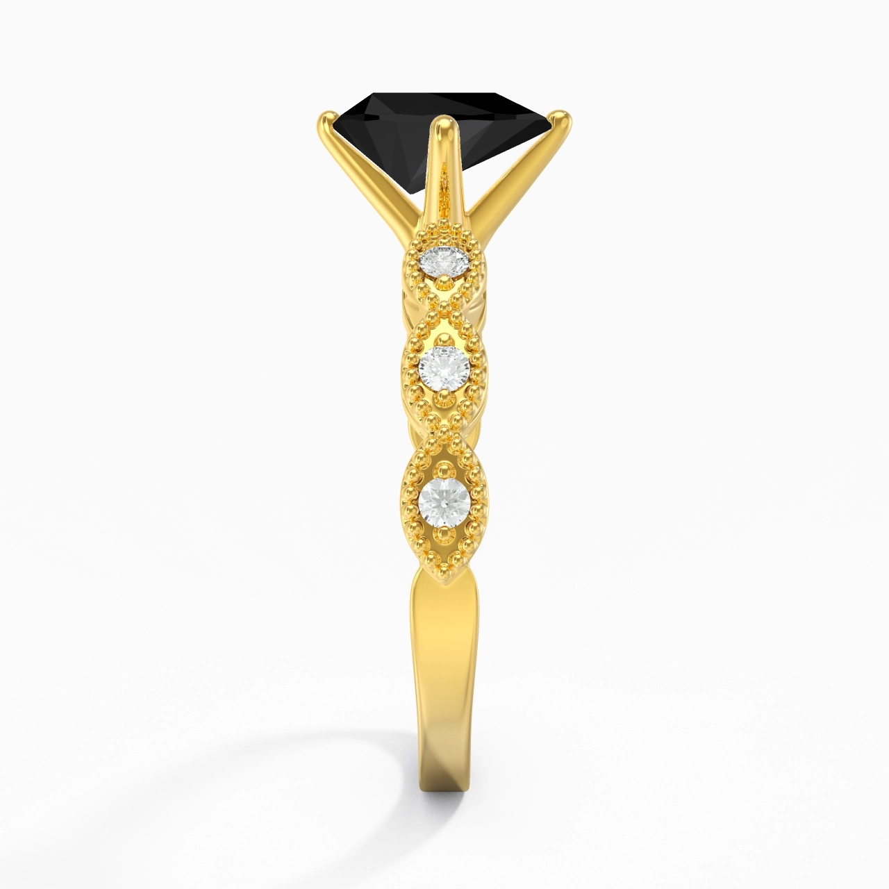 925 Sterling Silver Cubic Zirconia Engagement Ring