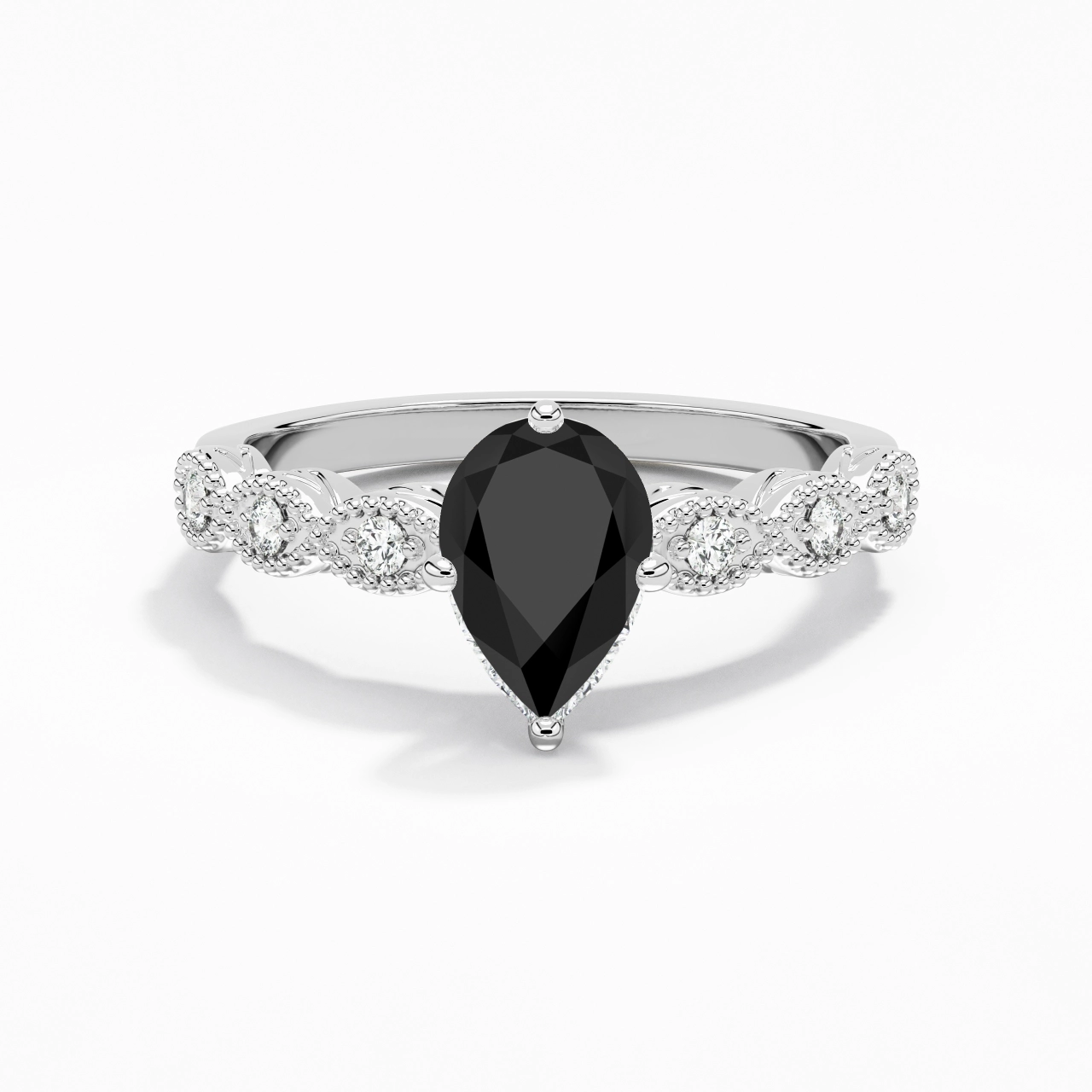 925 Sterling Silver Cubic Zirconia Engagement Ring