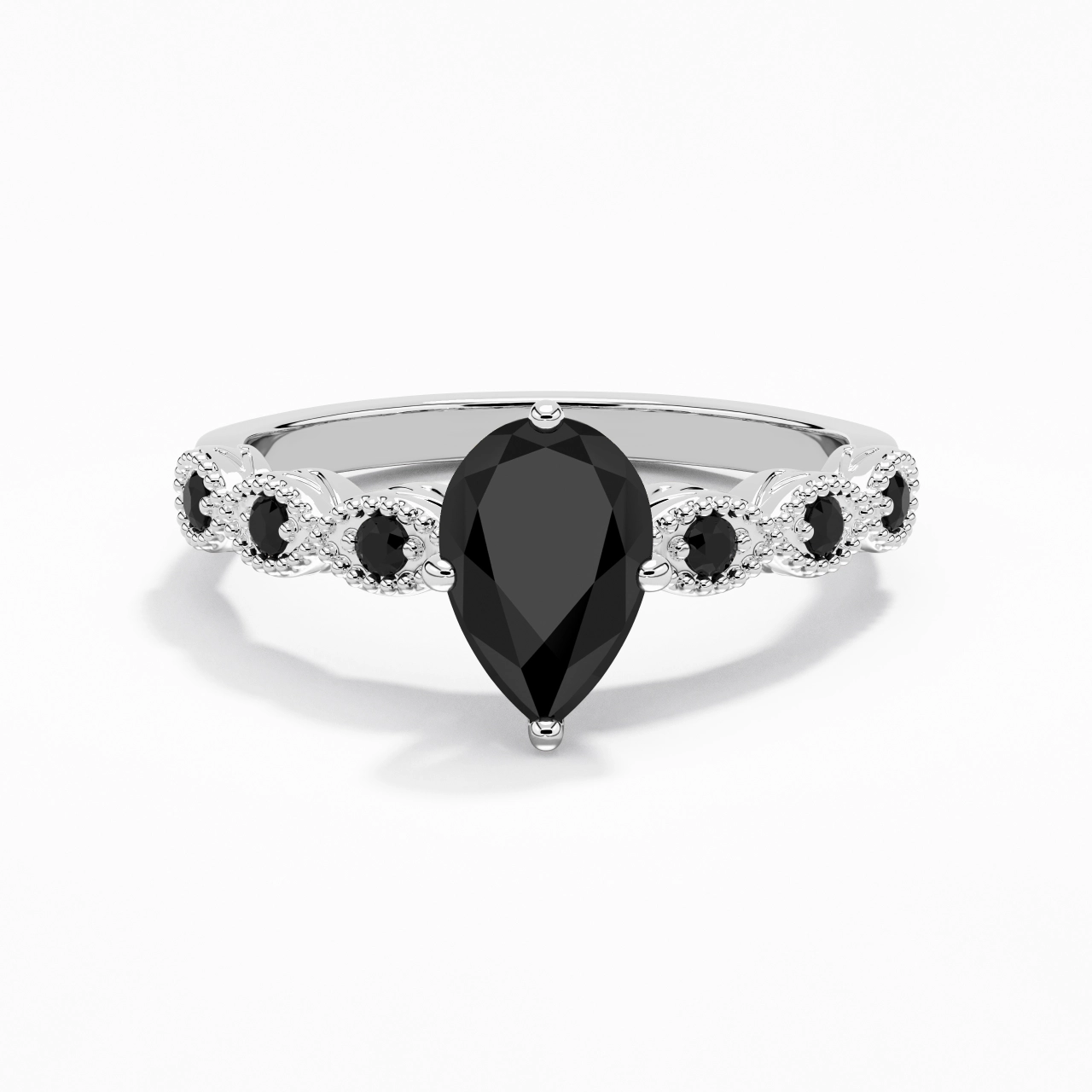 925 Sterling Silver Cubic Zirconia Engagement Ring