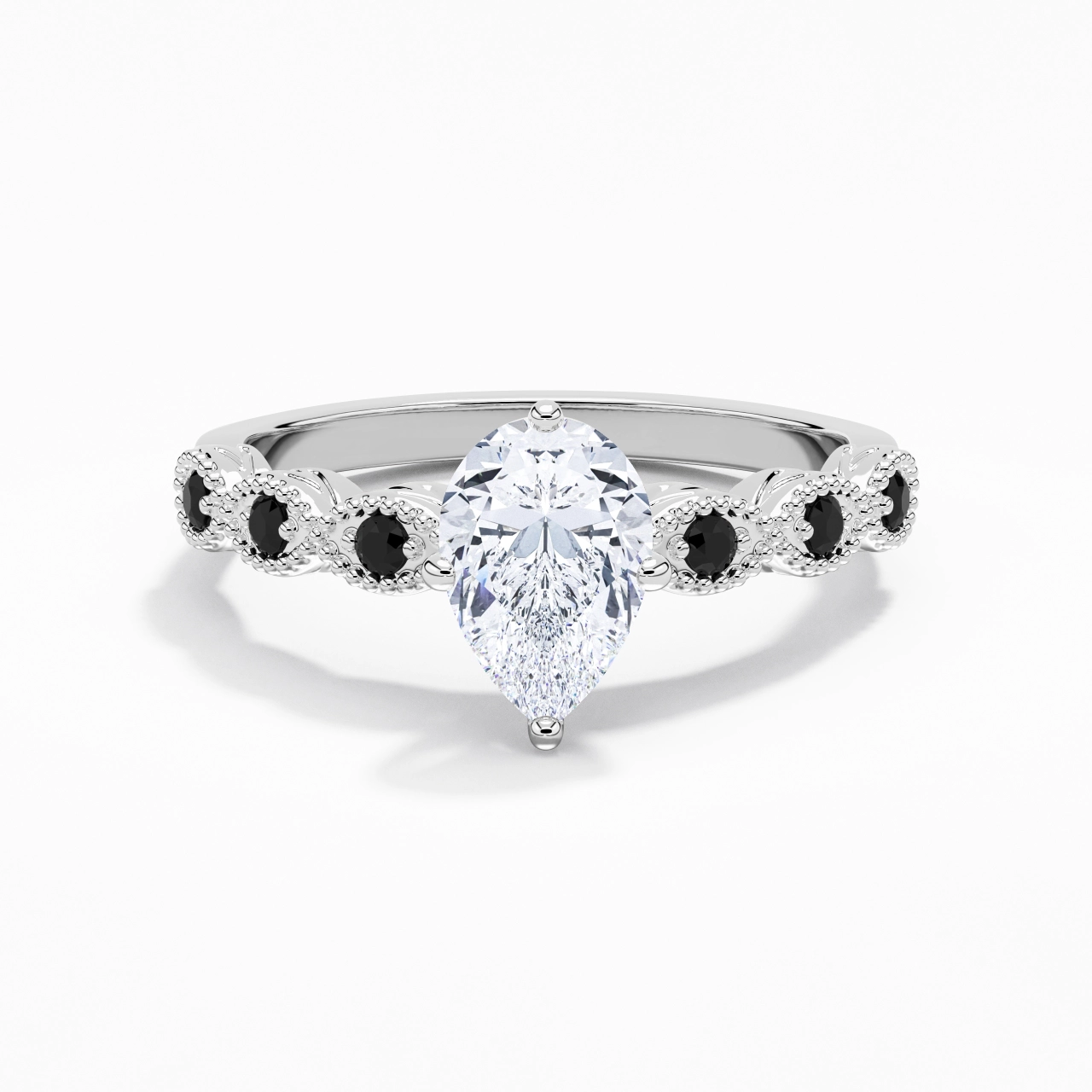 925 Sterling Silver Cubic Zirconia Engagement Ring