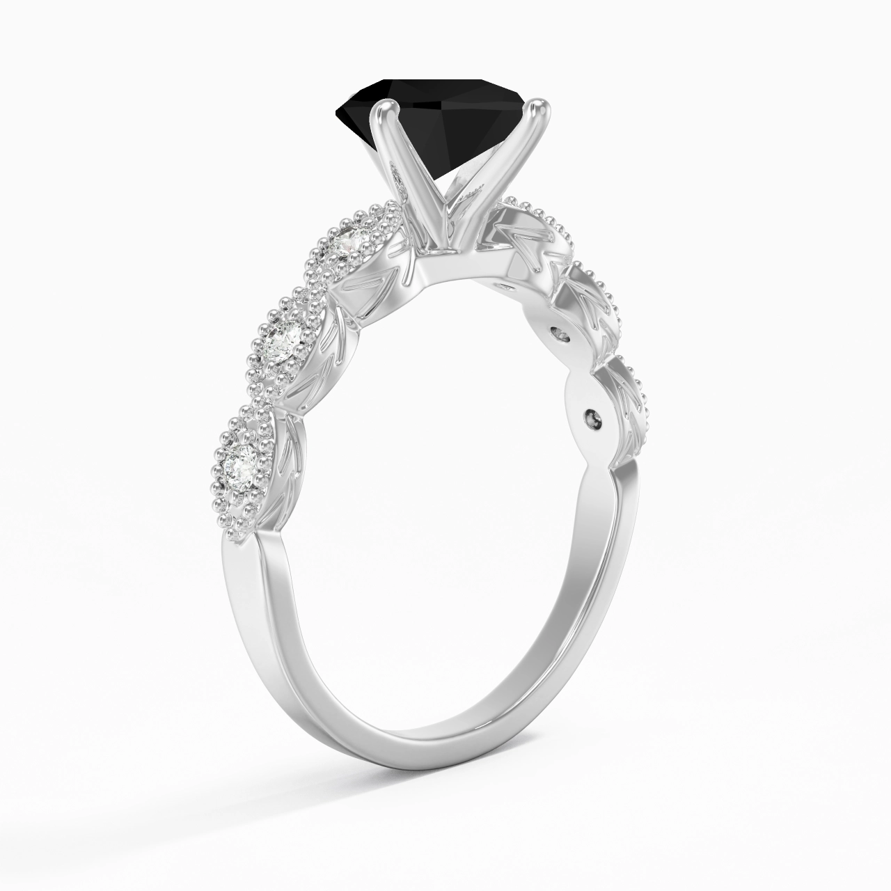 925 Sterling Silver Cubic Zirconia Engagement Ring