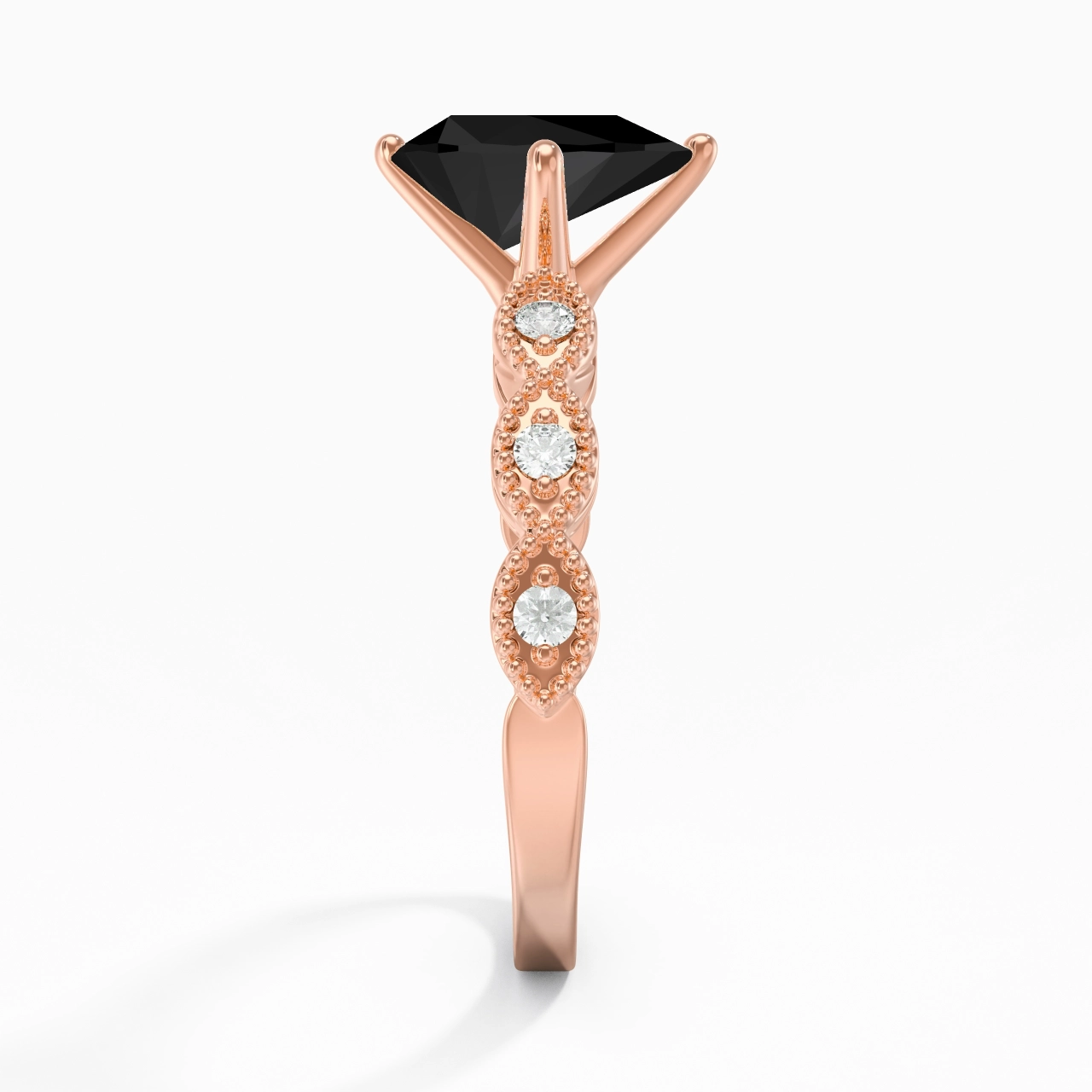 925 Sterling Silver Cubic Zirconia Engagement Ring