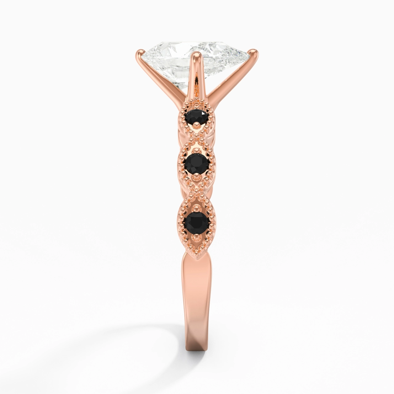 925 Sterling Silver Cubic Zirconia Engagement Ring