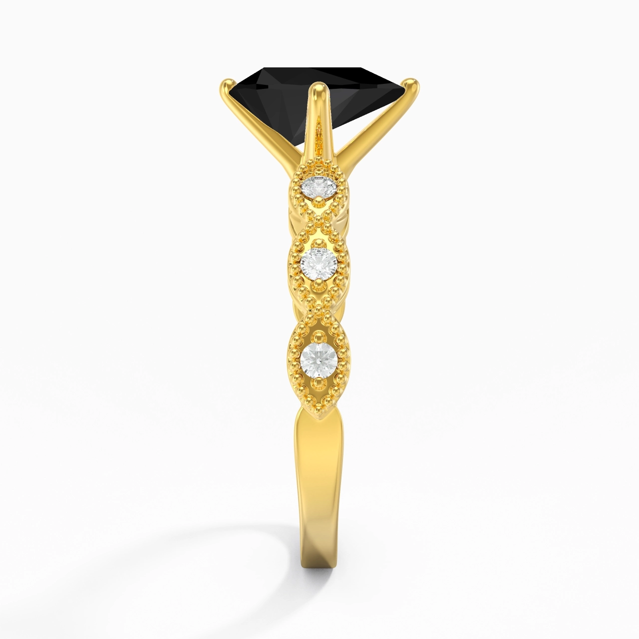 925 Sterling Silver Cubic Zirconia Engagement Ring