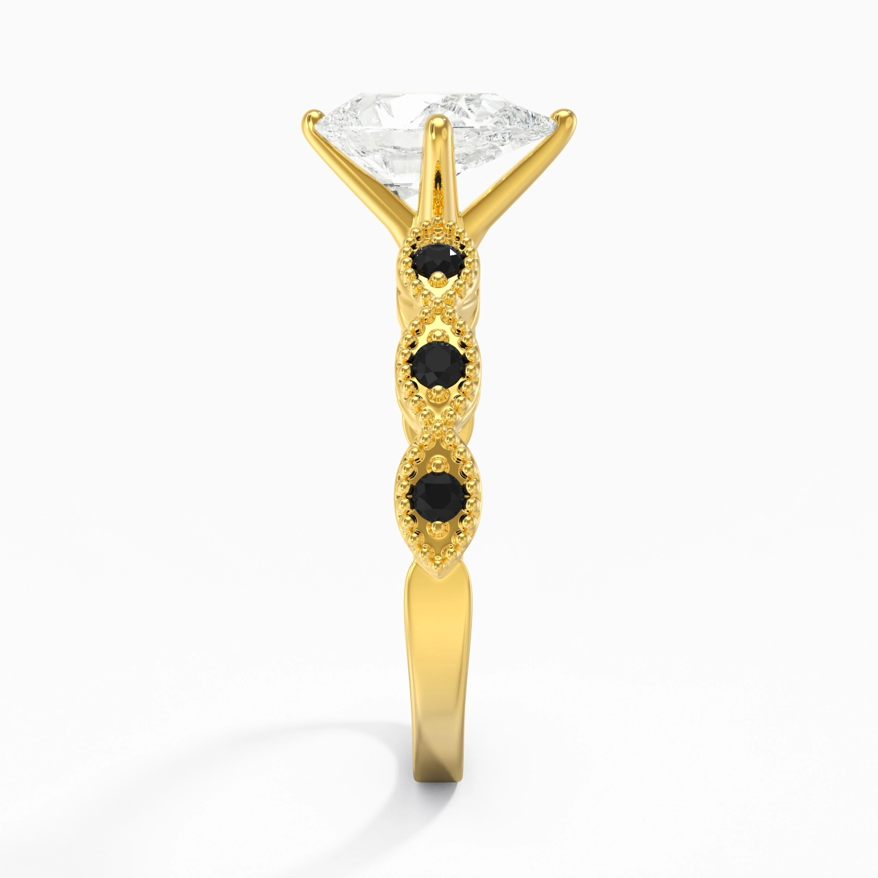 925 Sterling Silver Cubic Zirconia Engagement Ring