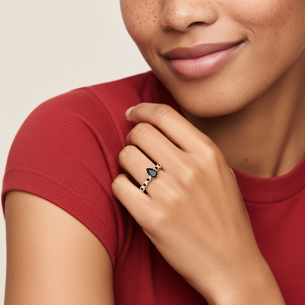 925 Sterling Silver Cubic Zirconia Engagement Ring