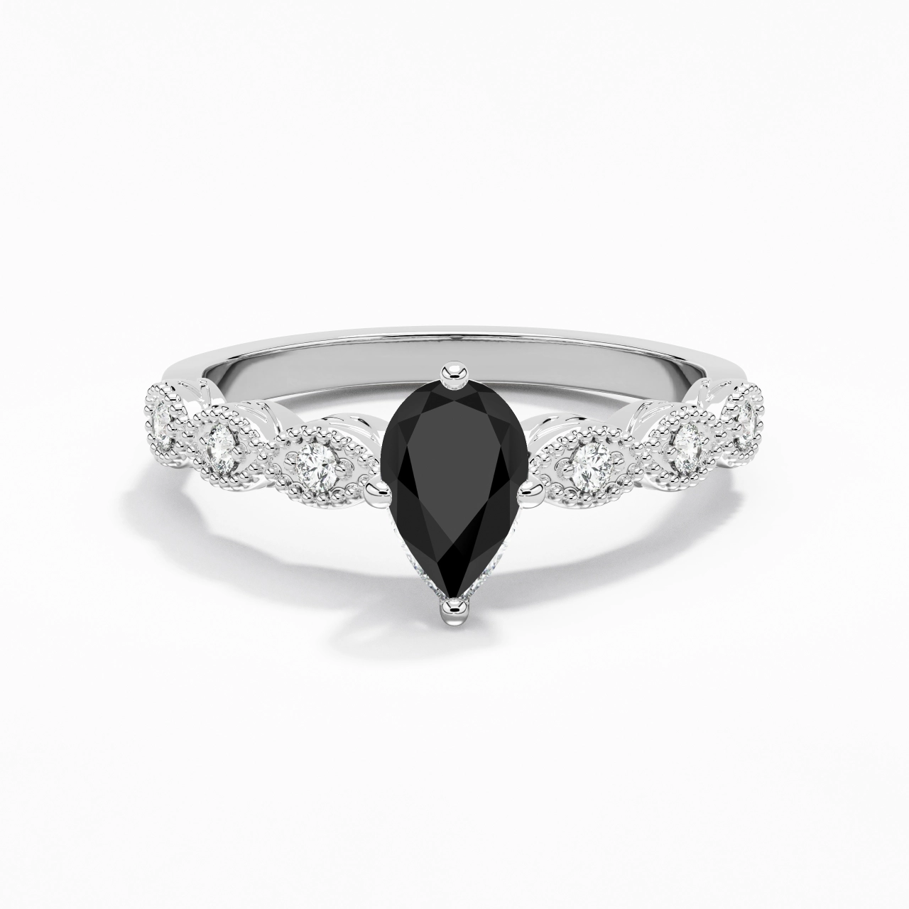 925 Sterling Silver Cubic Zirconia Engagement Ring