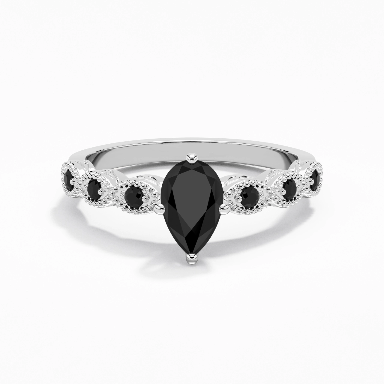 925 Sterling Silver Cubic Zirconia Engagement Ring