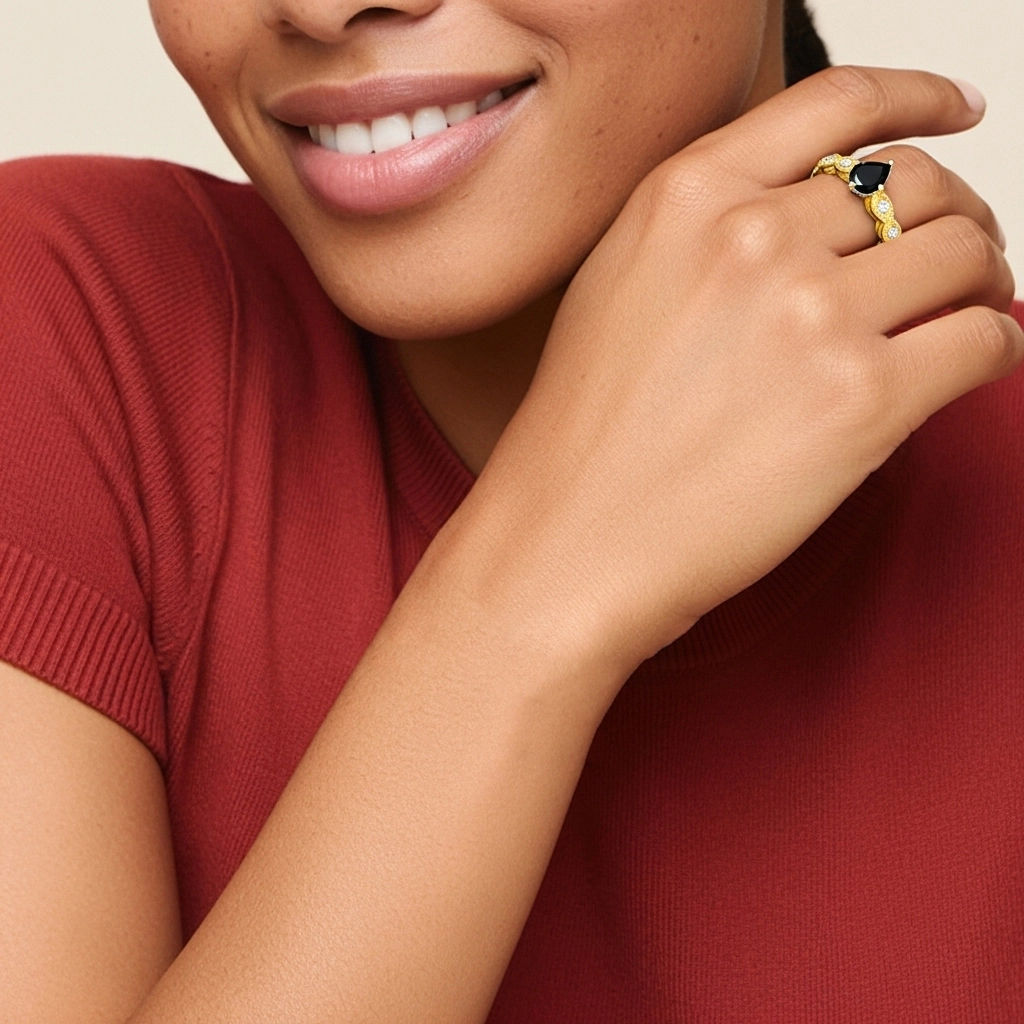 925 Sterling Silver Cubic Zirconia Engagement Ring