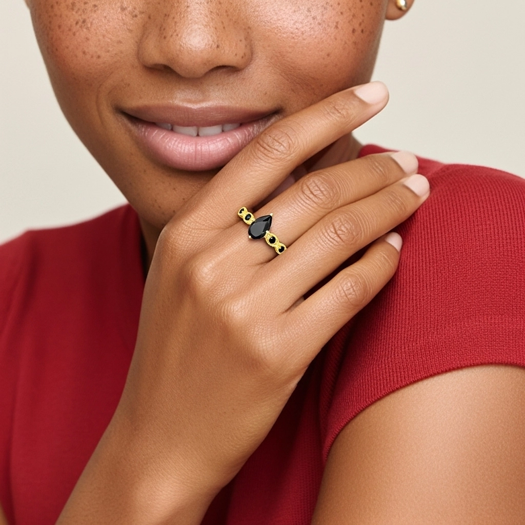 925 Sterling Silver Cubic Zirconia Engagement Ring