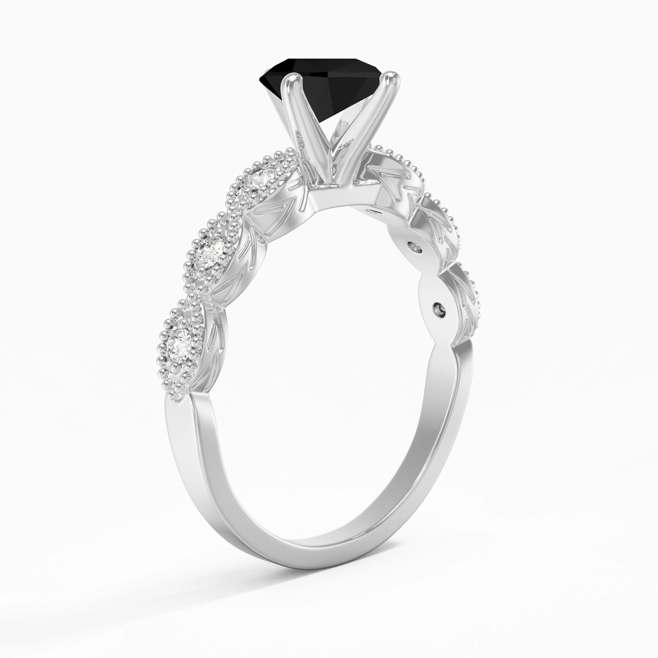 925 Sterling Silver Cubic Zirconia Engagement Ring