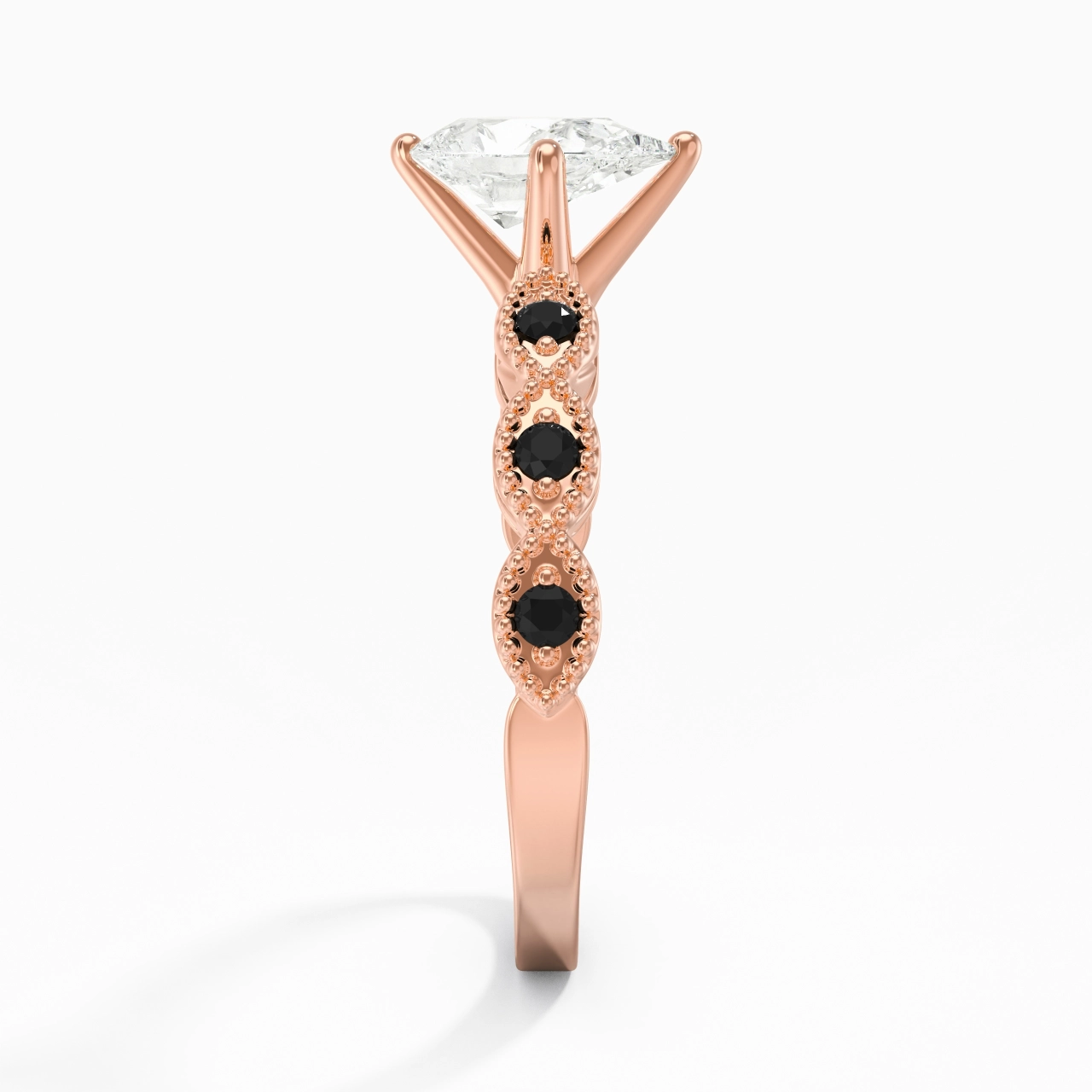 925 Sterling Silver Cubic Zirconia Engagement Ring